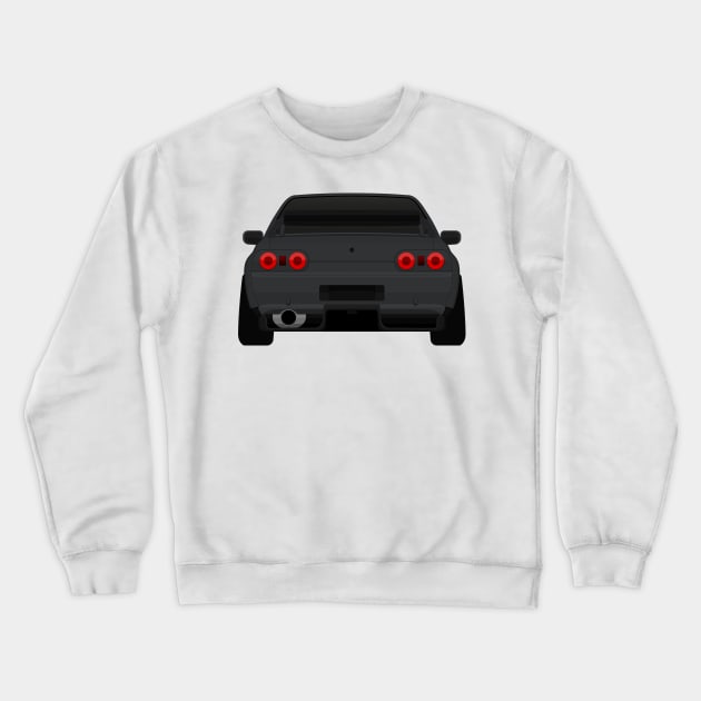 R32 rear Dark-grey Crewneck Sweatshirt by VENZ0LIC